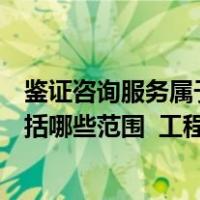 鉴证咨询服务属于什么行业（现代服务业中鉴证咨询服务包括哪些范围  工程咨询属于鉴证咨询）