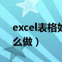 excel表格如何超链接（excel表格超链接怎么做）