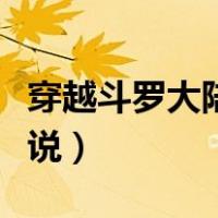穿越斗罗大陆的小说（关于穿越斗罗大陆的小说）