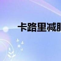 卡路里减肥换算（卡路里与脂肪换算）