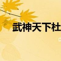武神天下杜少甫简介（武神天下杜少甫）