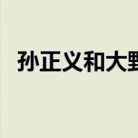 孙正义和大野优美（孙正义老婆大野优美）