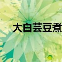 大白芸豆煮多长时间可以熟（大白芸豆）