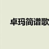 卓玛简谱歌谱原唱（卓玛简谱歌谱大全）