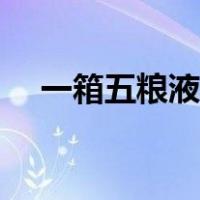 一箱五粮液多少钱（一条中华烟多少钱）