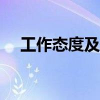 工作态度及能力（工作态度及能力评价）