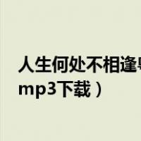 人生何处不相逢粤语陈慧娴演唱会（人生何处不相逢陈慧娴mp3下载）