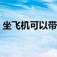 坐飞机可以带几瓶酒（坐飞机可以带充电宝）