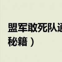 盟军敢死队通关密码怎么用（盟军敢死队通关秘籍）