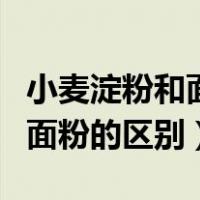 小麦淀粉和面粉做擀面皮的方法（小麦淀粉和面粉的区别）