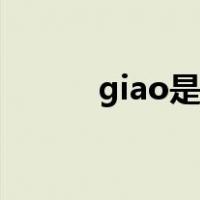giao是啥意思（giao是啥意思）