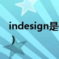 indesign是什么意思（InDesign是什么软件）