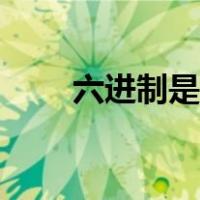 六进制是什么（六进制是什么意思）
