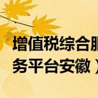 增值税综合服务平台怎么下载（增值税综合服务平台安徽）