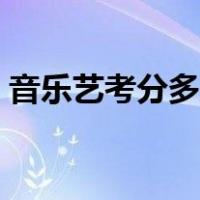 音乐艺考分多少能上川音（音乐艺考分数线）