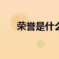 荣誉是什么英文歌（荣誉是什么意思）