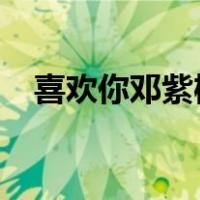 喜欢你邓紫棋mp3（喜欢你邓紫棋mp3）