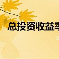 总投资收益率的计算公式（总投资收益率）