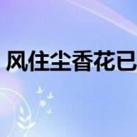 风住尘香花已尽什么意思（风住尘香花已尽）