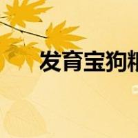 发育宝狗粮评测（发育宝狗粮好不好）