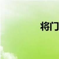 将门男后小说（将门男后）