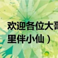 欢迎各位大哥（大哥大哥欢迎你欢迎你来我这里伴小仙）