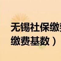 无锡社保缴费基数4250什么档次（无锡社保缴费基数）