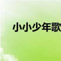 小小少年歌曲原唱（小小少年歌曲原唱）