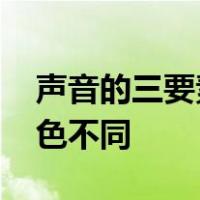 声音的三要素是什么 为何二胡和小提琴的音色不同