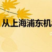 从上海浦东机场到上海高铁站需要多长时间？