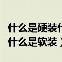 什么是硬装什么是软装装修风格（什么是硬装什么是软装）