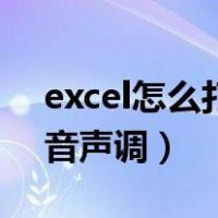excel怎么打拼音和田字格（excel怎么打拼音声调）