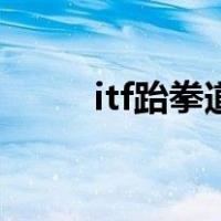 itf跆拳道全国锦标赛（itf跆拳道）