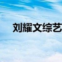 刘耀文综艺节目撒娇（刘耀文综艺节目）