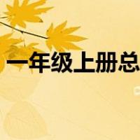 一年级上册总复习重点（一年级上册总复习）