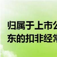 归属于上市公司的净利润和归属于上市公司股东的扣非经常性