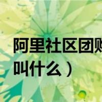 阿里社区团购平台叫什么（阿里社区团购平台叫什么）