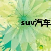 suv汽车哪款好（suv汽车哪款好）