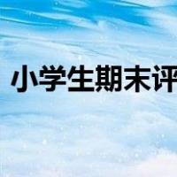 小学生期末评语简短（小学生期末评语360）