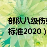 部队八级伤残赔偿标准2020（八级伤残赔偿标准2020）