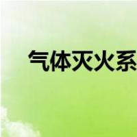 气体灭火系统组成（气体灭火系统组成）