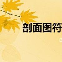 剖面图符号大全图解（剖面图符号）