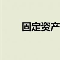固定资产原值净值（固定资产原值）