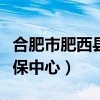 合肥市肥西县医保局在哪里（合肥市肥西县医保中心）