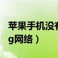 苹果手机没有4g网络怎么办（苹果手机没有4g网络）