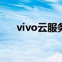 vivo云服务登录电脑版（vivo云服务）