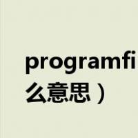 programfiles能删吗（Program Files是什么意思）