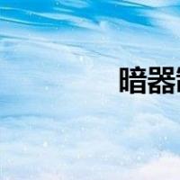 暗器制作 唐门（暗器制作）