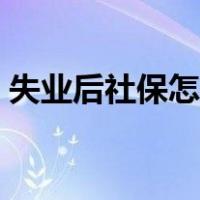 失业后社保怎么交合适（失业后社保怎么交）