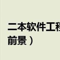 二本软件工程好找工作吗（二本软件工程就业前景）